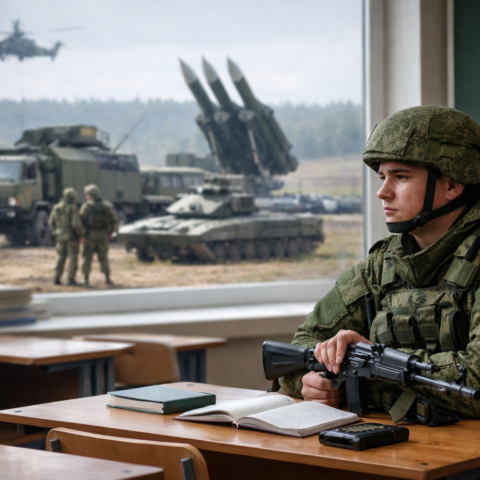 Van schoolbanken naar de frontlinie: Rusland en Belarus versterken militaire capaciteiten en omzeilen sancties