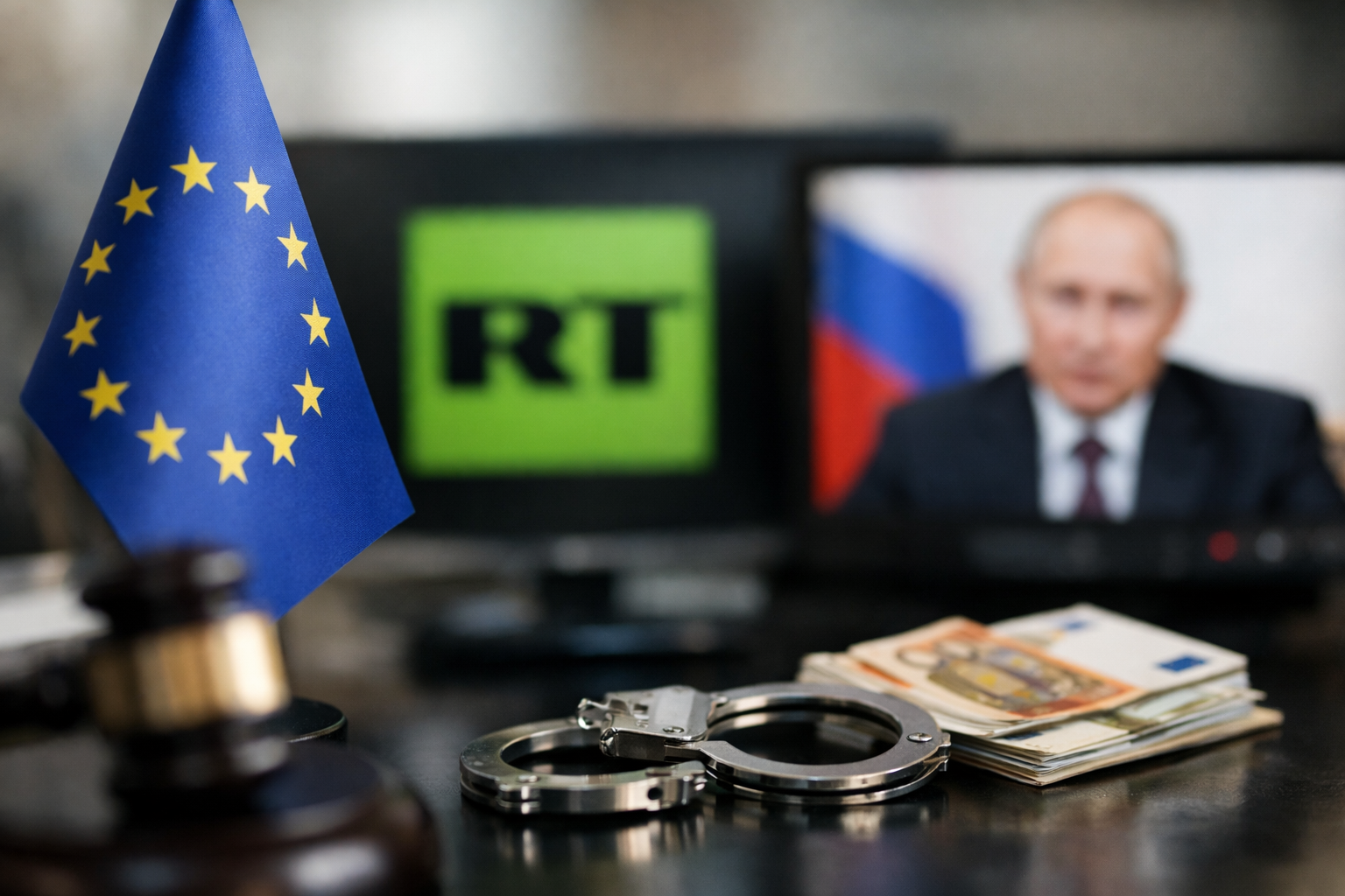 EU treft Russische propagandakanalen met sancties tegen hybride operaties