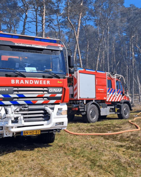 Derde bosbrand in 24 uur na activering van NL-Alert; hoog risico in grootste deel van Nederland