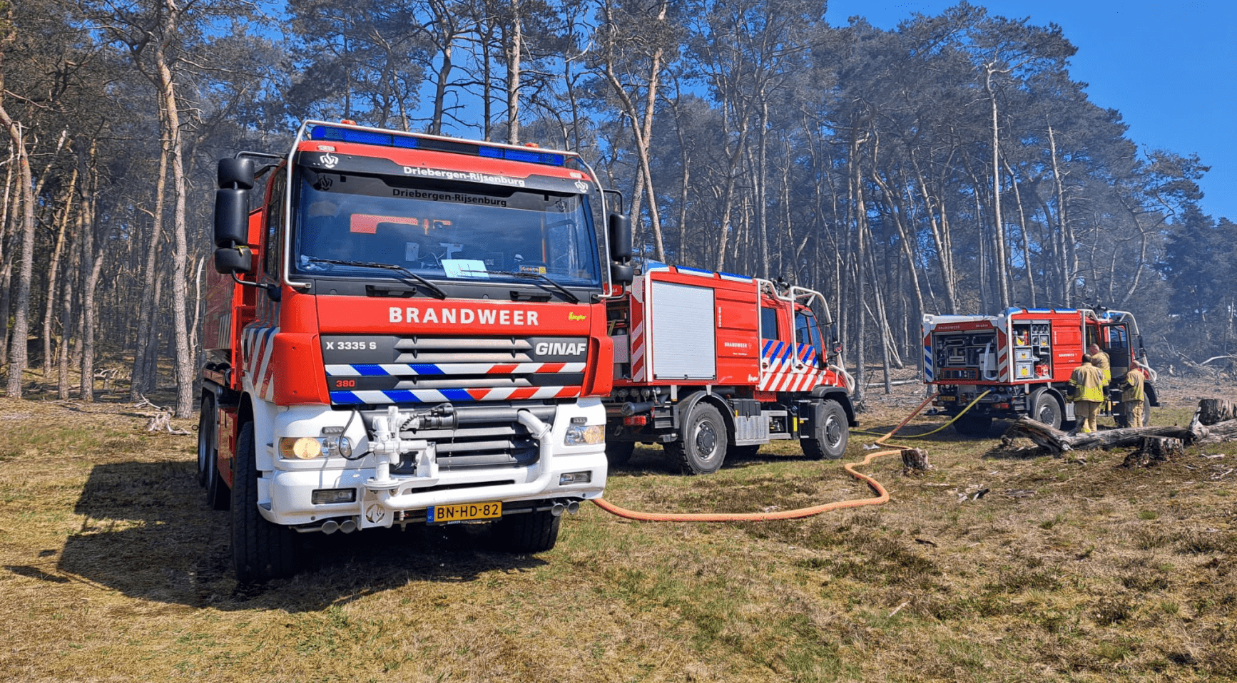 Derde bosbrand in 24 uur na activering van NL-Alert; hoog risico in grootste deel van Nederland
