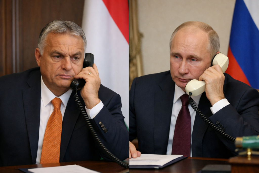 Orban bood Poetin uitgebreide hulp aan in geheime oktobertelefoon