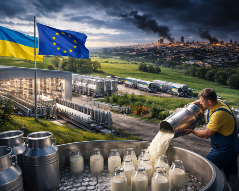 Oekraïense zuivelintegratie versterkt EU terwijl bezette gebieden in duisternis gehuld zijn