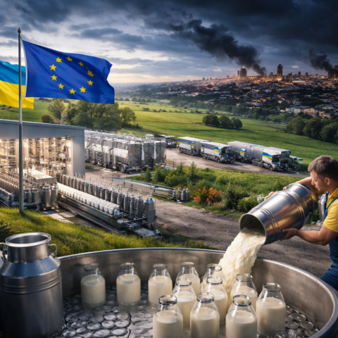 Oekraïense zuivelintegratie versterkt EU terwijl bezette gebieden in duisternis gehuld zijn