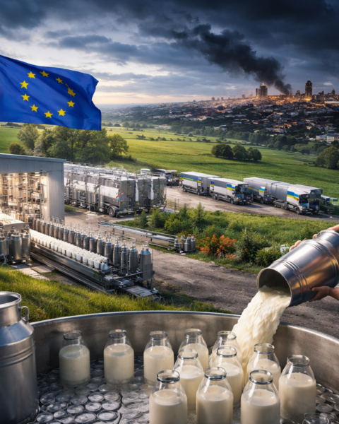 Oekraïense zuivelintegratie versterkt EU terwijl bezette gebieden in duisternis gehuld zijn