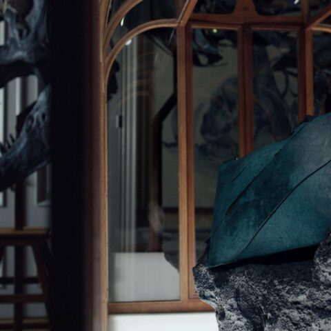 Eerste lab-geproduceerde T-Rex leren handtas onthuld in Amsterdam kan €575.000 opbrengen