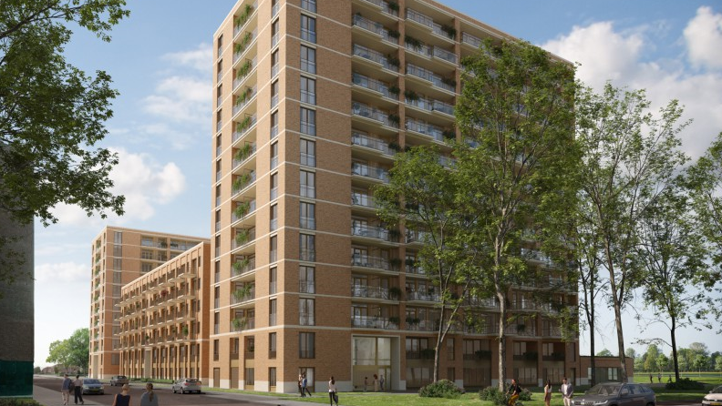 Groen licht voor 275 woningen en sportcomplex in Rotterdam Oost