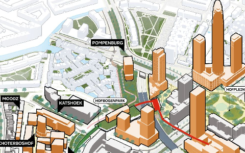Nieuwe Luchtsingel komt naar Rotterdam, met focus op integratie in gebiedsontwikkeling