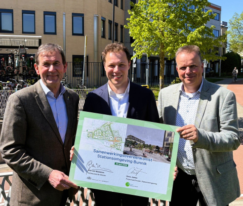 Stationsgebied Bunnik transformeert van bedrijventerrein naar gemengde woonwijk met betaalbare woningen