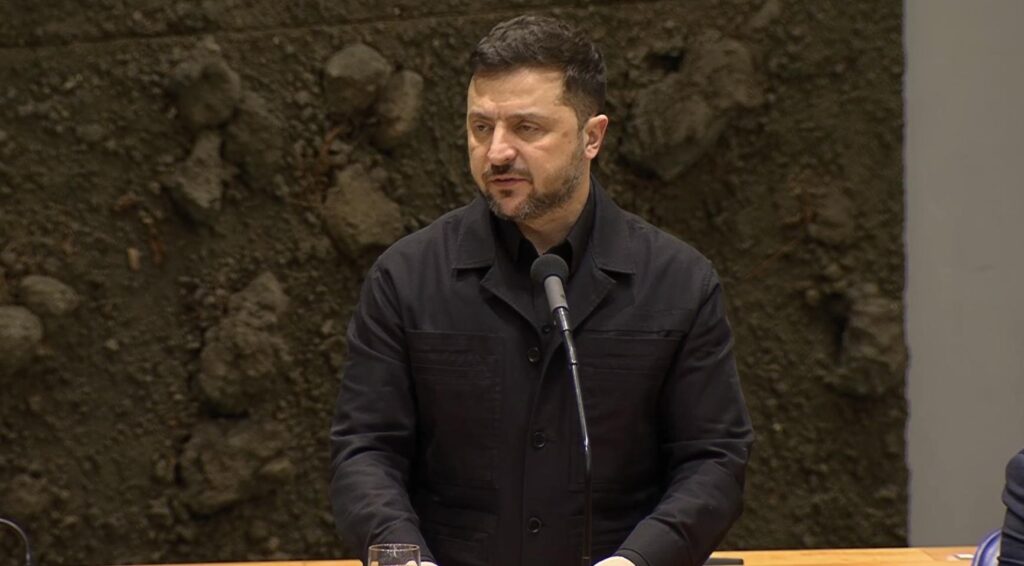 Zelensky ontvangt Four Freedoms Award in Middelburg, aanwezigheid van koning en premier bevestigd