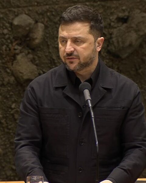 Zelensky ontvangt Four Freedoms Award in Middelburg, aanwezigheid van koning en premier bevestigd