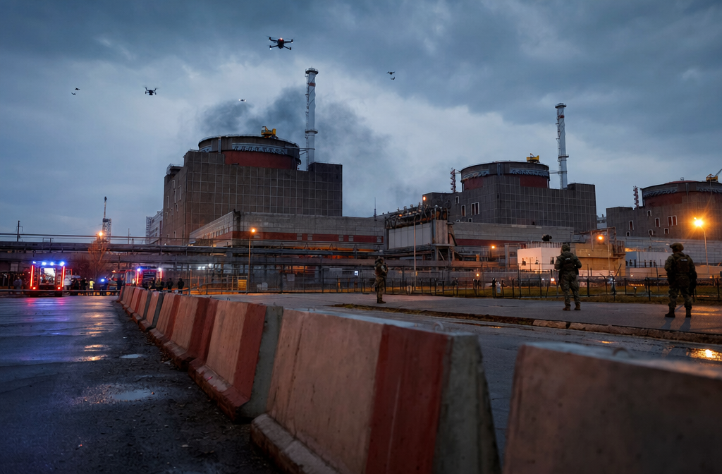 Russische beschuldigingen over drone-aanval op Zaporizja-kerncentrale: strategie van nucleaire chantage?