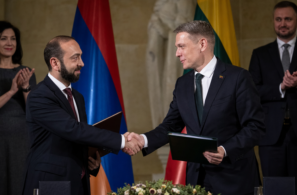 Armenië en Litouwen bezegelen strategisch partnerschap te midden van afbrokkelende Russische invloed