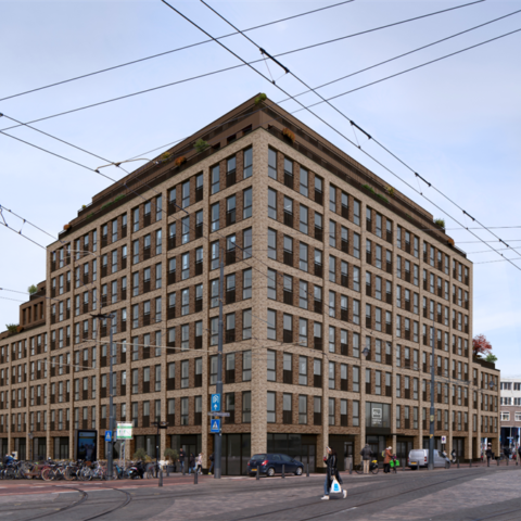 CPD ontwikkelt 374 woningen in belastingkantoor in Den Haag nabij station Hollands Spoor