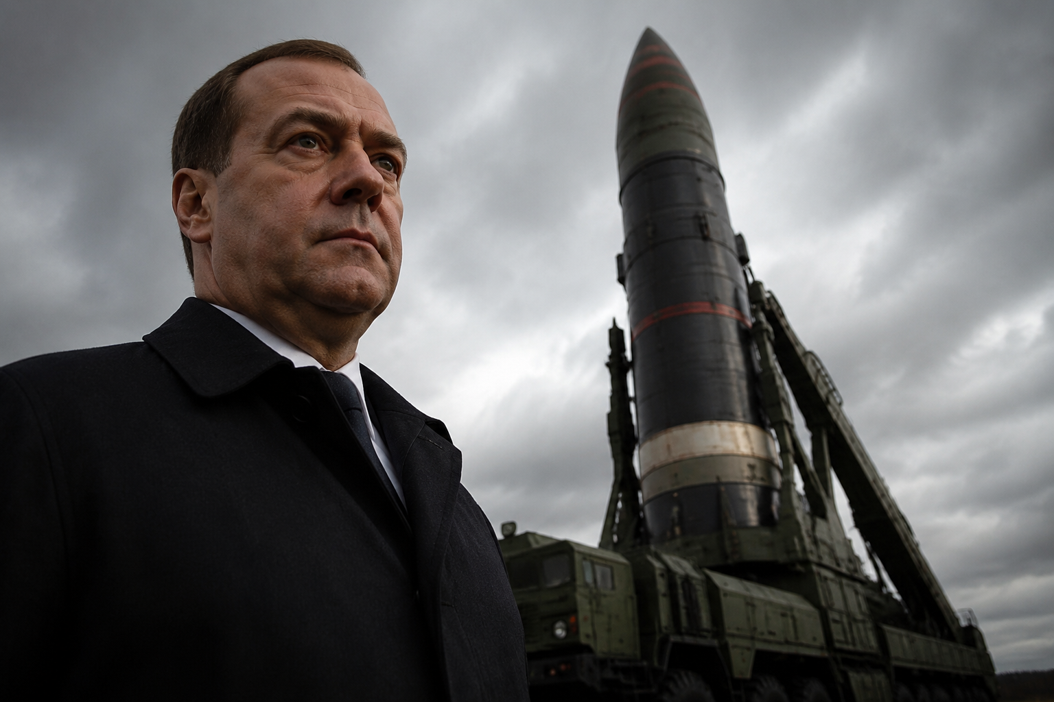 Medvedev dreigt Europa met raket Sarmat na geslaagde proef ‘Nu zijn jullie ons allen naderbij’