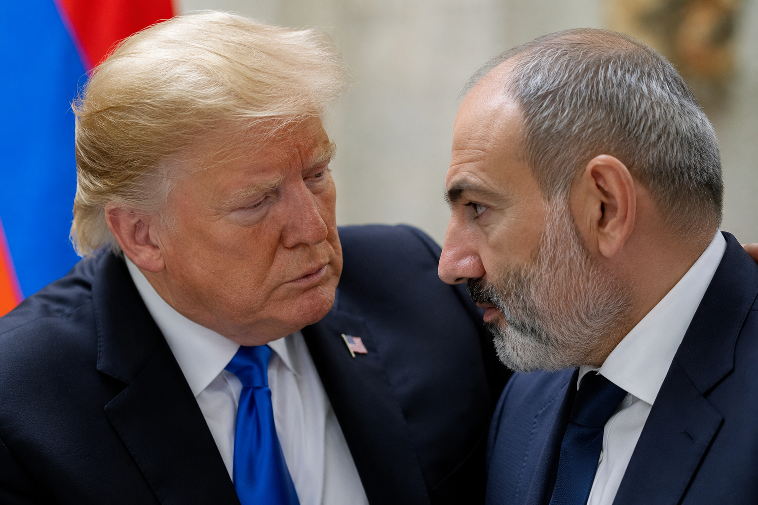 Trump steunt Pashinyan openlijk als tegenwicht voor Russische dreigementen aan Armenië