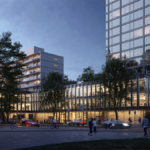 Herontwikkeling van kantoor aan Parnassusweg in Amsterdam Zuid tot duurzaam pand Noon