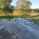 Man aangehouden na illegaal dumpen van badkamerafval in Moerenburg nabij A65