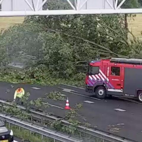 Onweersbuien veroorzaken meerdere woningbranden en verstoren treinverkeer in Nederland