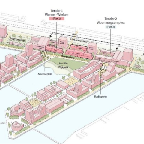 Rotterdam lanceert aanbesteding voor woningbouwproject Havenhart in Merwehaven
