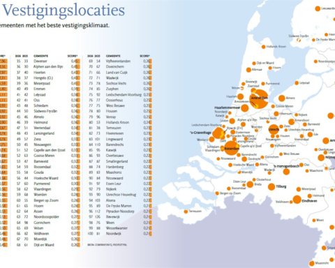Top-100 vestigingslocaties: gemeenten met groeiende werkgelegenheid en woningbouwontwikkelingen