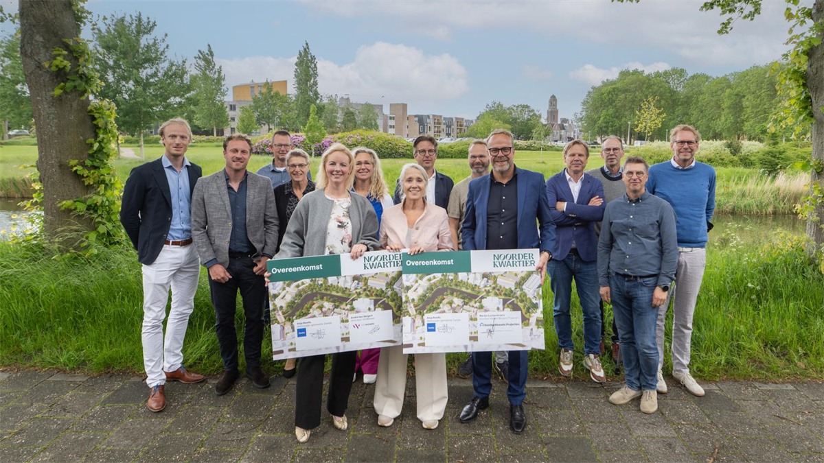 VanWonen en KondorWessels starten bouw van 350 woningen in Zwols Noorderkwartier