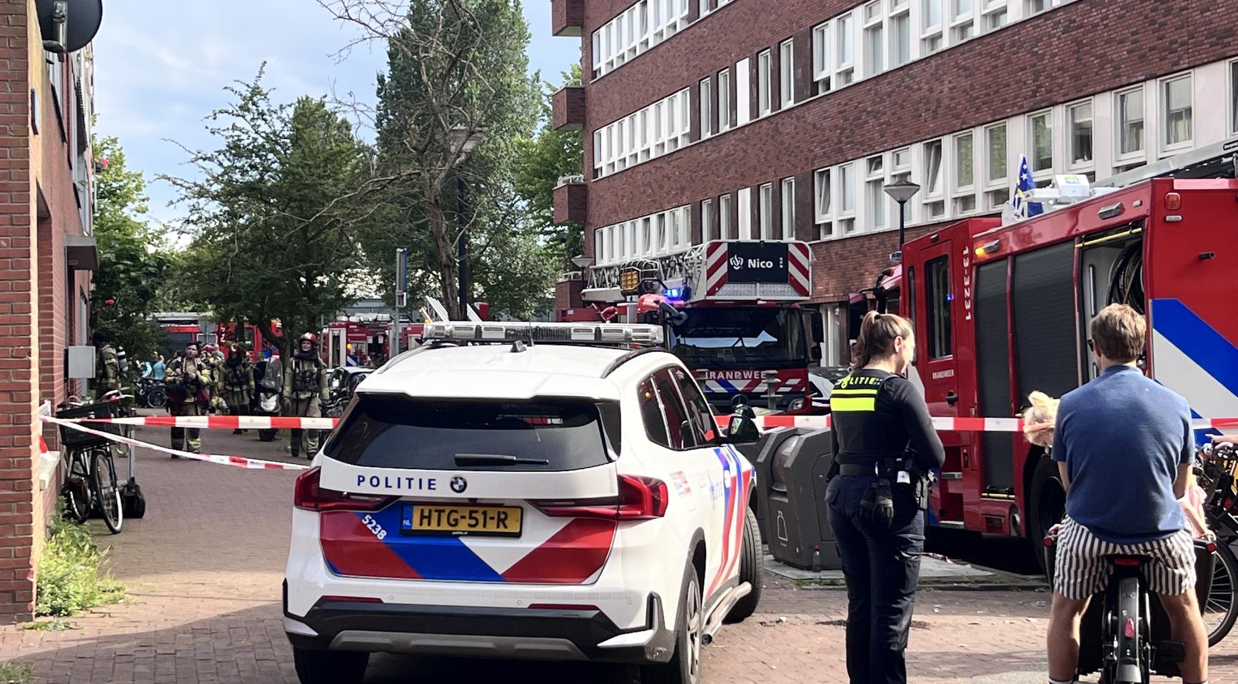 Amsterdam-Oost getroffen door krachtige explosie in appartementencomplex zaterdagmiddag