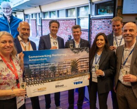 Amsterdam Sloterdijk ontwikkelt duurzaamheid met 313 nieuwe woningen en groen park