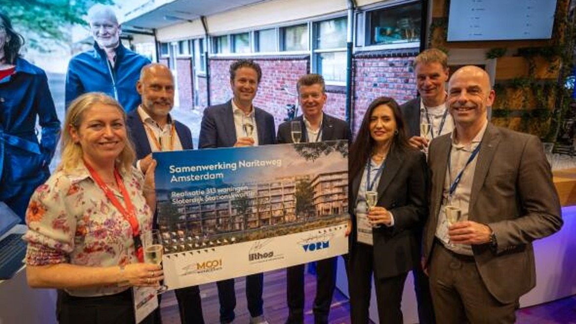 Amsterdam Sloterdijk ontwikkelt duurzaamheid met 313 nieuwe woningen en groen park