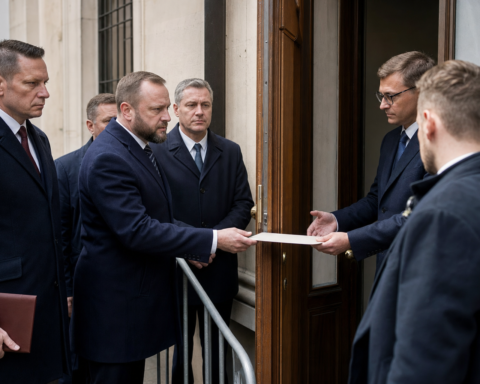 Poolse extreemrechtse politici overhandigen pro-Russische brief bij ambassadebezoek