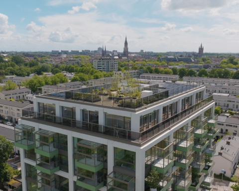 Bewoners betrekken hoogste houten woongebouw van Nederland, The Urban Woods Delft