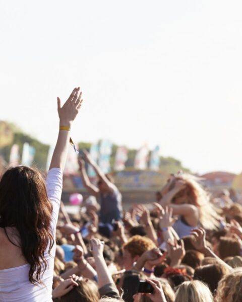 Bezoekers van Pinkpop multitasken: live optredens en WK-wedstrijd gelijkertijd volgen