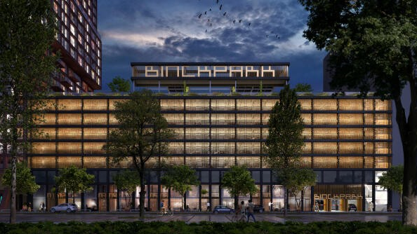 BinckPARK in Den Haag: nieuwe parkeergarage met groen dak en woningen in ontwikkeling