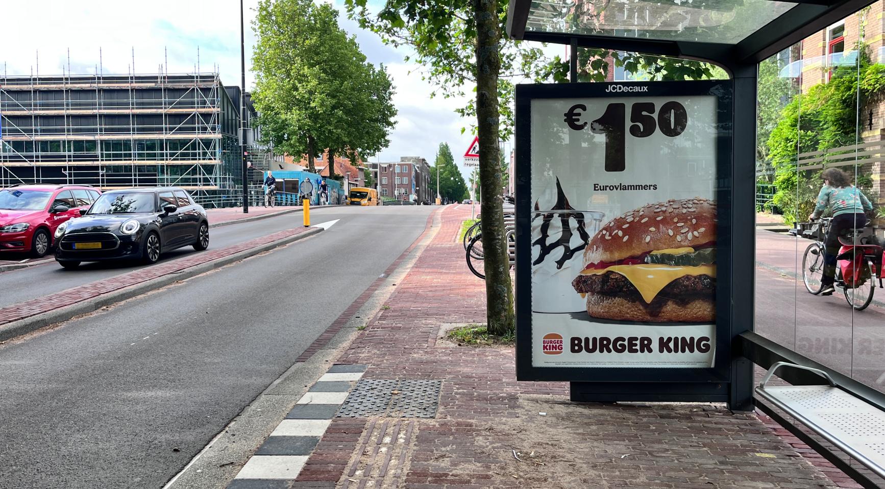 Burger King pleit voor verbod op vleesreclames in Amsterdam met vegetarische lookalike burger