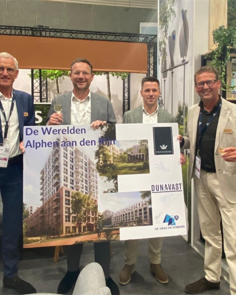 Dunavast ondertekent overeenkomst voor duurzame stadswijk De Werelden in Alphen aan den Rijn
