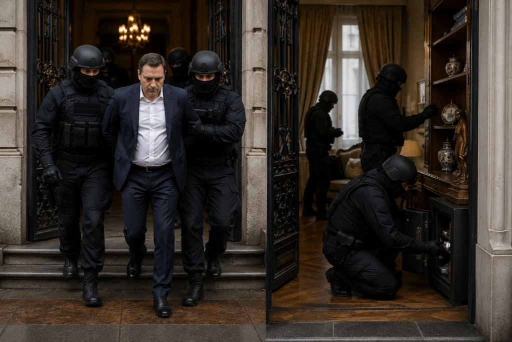 Russische veiligheidsdiensten arresteren zakenman Traber en doen inval bij Petrova