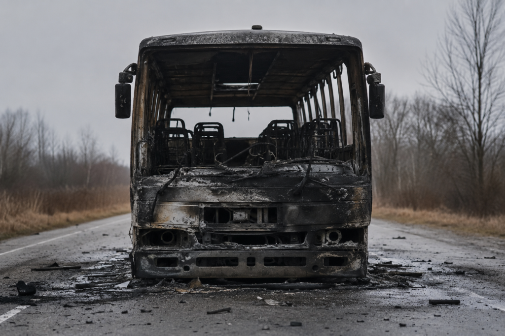 Rusland beschuldigt Oekraïne van dodelijke aanval op bus met Wit-Russische kinderen
