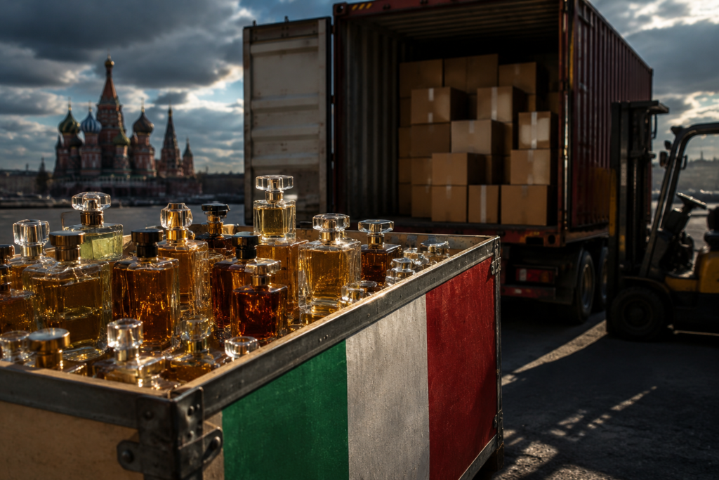 Italië voert parfumexport naar Rusland op tot 7,9 miljoen euro, sancties ten spijt