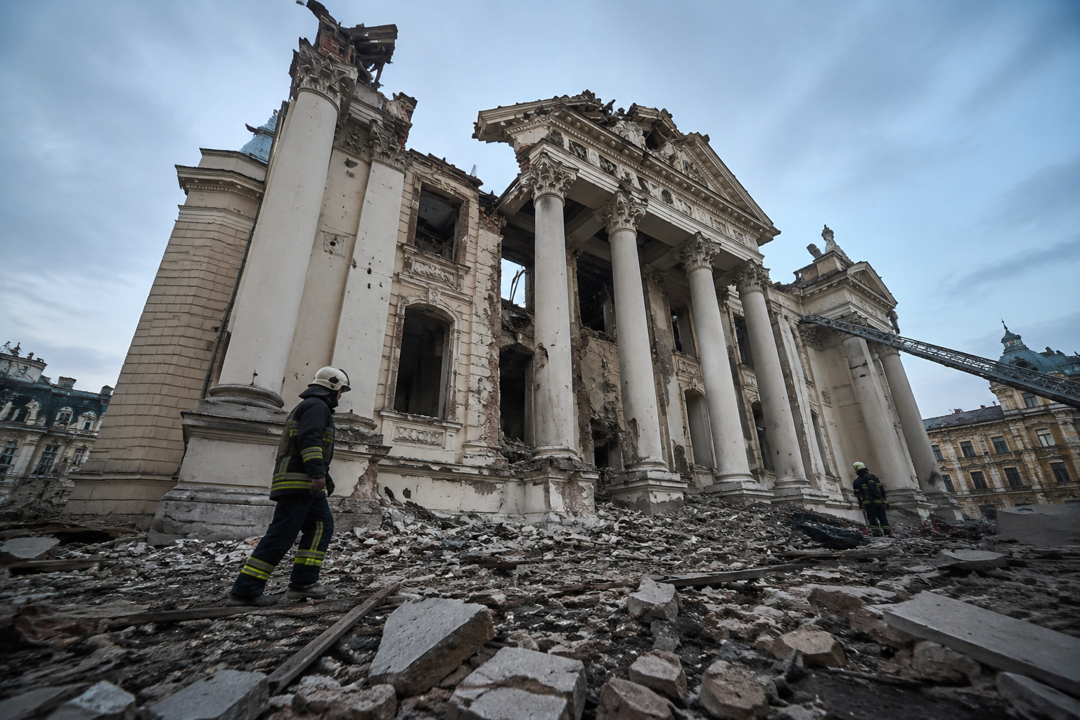 Rusland voert grootste raketaanval op Oekraïne uit, cultureel erfgoed in Kyiv zwaar beschadigd