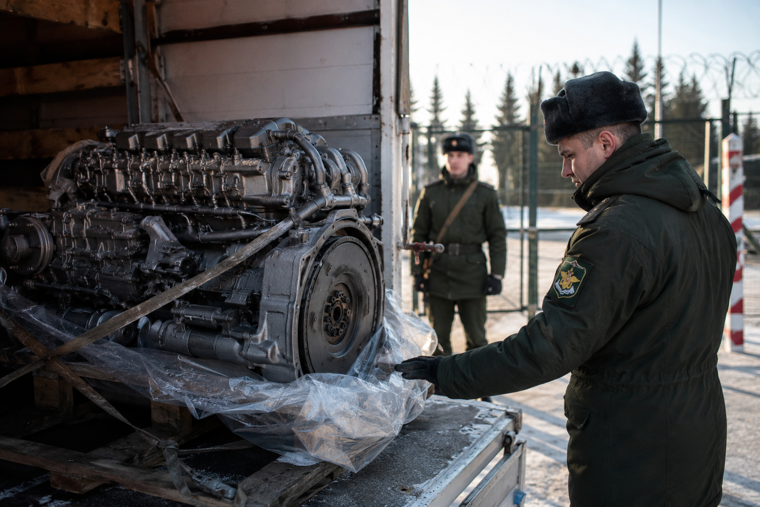 Duitse MAN-motoren belanden bij Russische grenswacht ondanks sancties