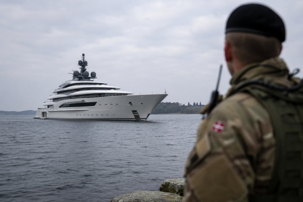 Superjacht van Kremlin-gelieerde oligarch Blavatnik in Deense wateren leidt tot veiligheidszorgen