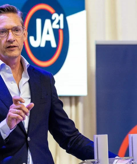JA21-leider Eerdmans: kabinet moet kiezen tussen JA21 en Pro, lastenverlichting voor burgers en bedrijven essentieel