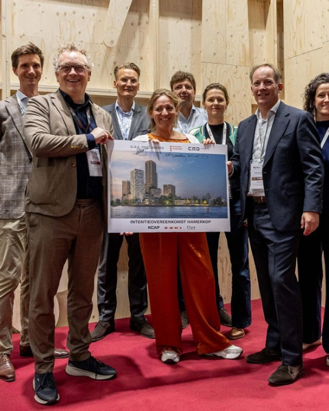 Overeenkomst voor 1.200 woningen in Amsterdam Hamerkwartier getekend
