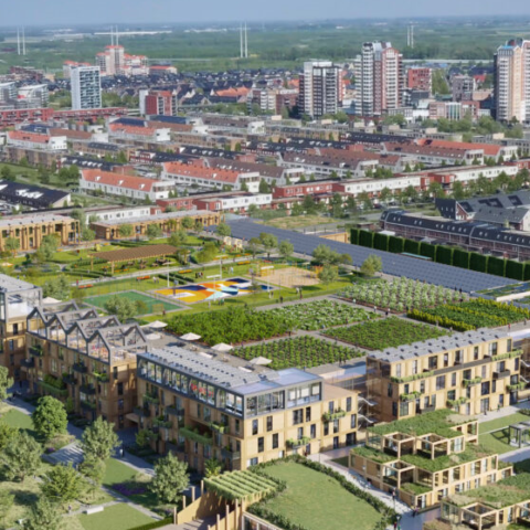 Provada: ontwikkeling van woonruimtes boven logistieke functies in Zoetermeer door Intospace