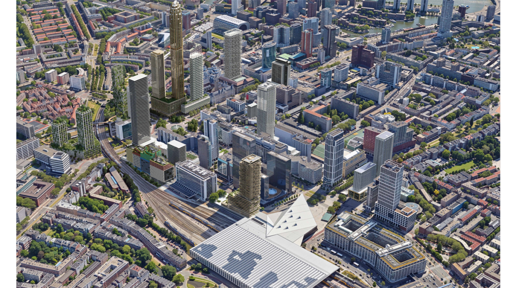 Rotterdam Central District krijgt nieuwe uitstraling door miljardeninvesteringen en diverse projecten