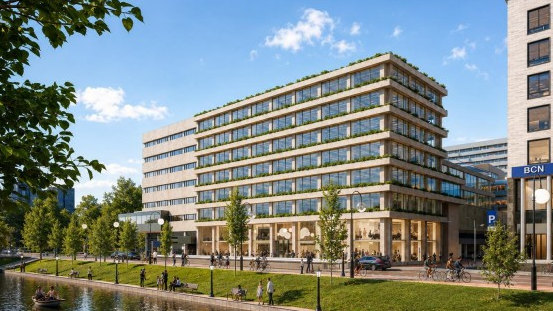 Schroders Capital start herontwikkeling van kantoorgebouw Singel 55 in Utrecht, oplevering in 2028