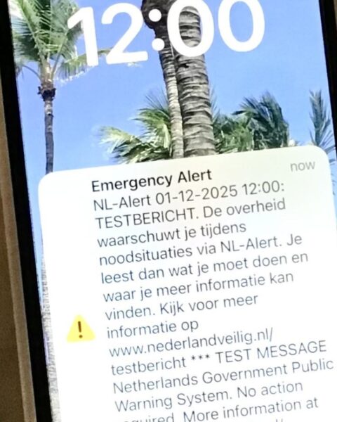 Test van het nationale NL Alert-waarschuwingssysteem vandaag om 12:00 uur