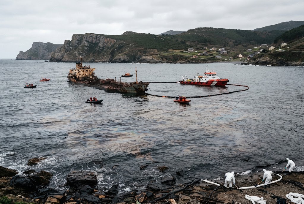 Nieuwe olielekkage bij gezonken Russische tanker legt fraude met schaduwvloot en valse certificaten bloot