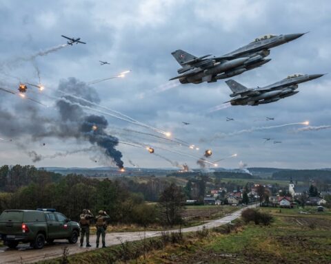 Rusland bestookt Oekraïne met 74 raketten en 284 drones; Polen zet straaljagers in