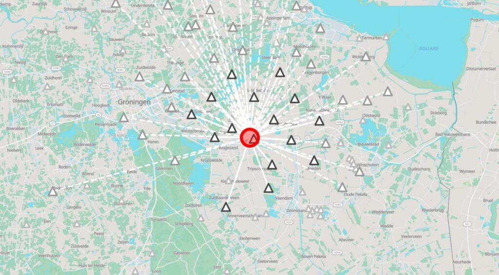 Aardbeving met een magnitude van 1.6 raakt Sappemeer, Groningen door gaswinning