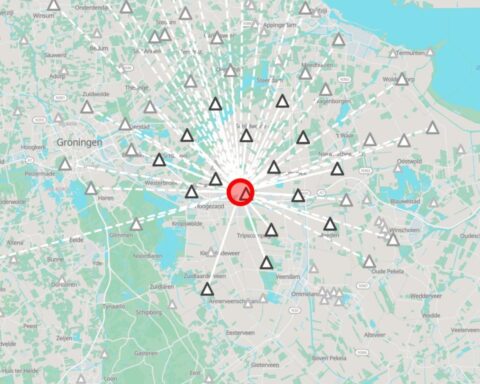 Aardbeving met een magnitude van 1.6 raakt Sappemeer, Groningen door gaswinning